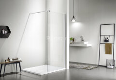 Душевая перегородка Azario CHICAGO Walk-in 1400x1950 прозрачное стекло 8 мм, цвет профиля серебро (AZ-NAR6310 1400)