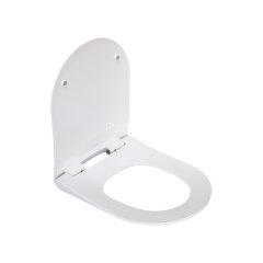 2013S сиденье для унитаза дюропласт с микролифтом, белое MELANA