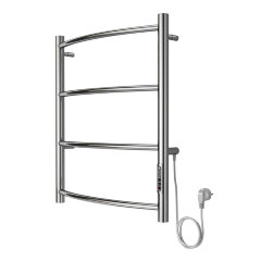Полотенцесушитель электрический AZARIO VERONA 500/600 4 секции, диммер справа, хром (AZ04856)