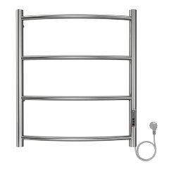 Полотенцесушитель электрический AZARIO VERONA 500/600 4 секции, диммер справа, хром (AZ04856)