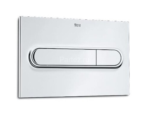 Кнопка смыва Roca DUPLO IN-WALL двойная, хром глянец