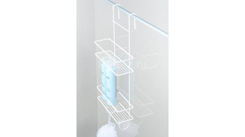 Полка корзина Fixsen подвесная, двухэтажная, белый (FX-740W-2)