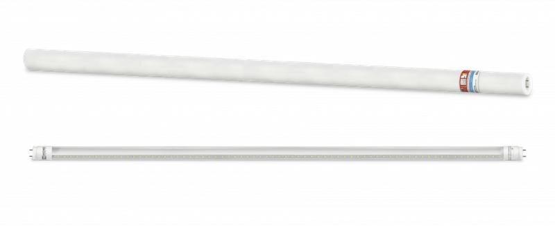 Лампа светодиодная LED-T8-П-PRO 20Вт трубчатая с двухсторонним цоколем прозрачная 6500К холод. бел.