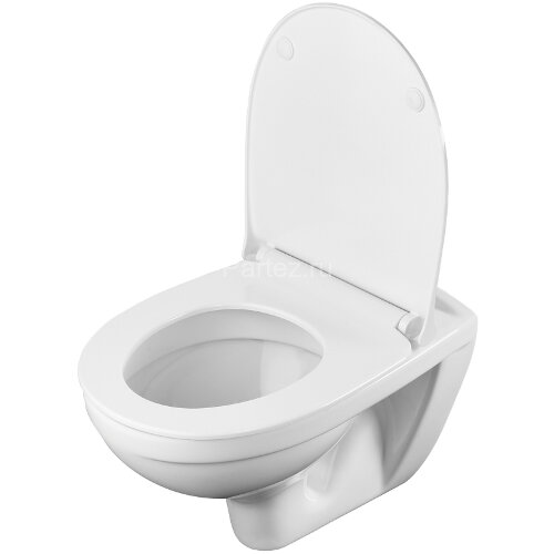 ПЭК унитаз с инсталляцией Santek Бореаль с сиденьем "Микролифт" и черной матовой клавишей смыва (1WH