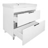 Комплект тумба Стиль- 80/2Н "Соло" 815х465х890 напольная, с раковиной Tempo 80 (CS00091380)