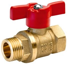 Кран шаровой 11Б27П1 Dу20 в-н баб. (Боларм)