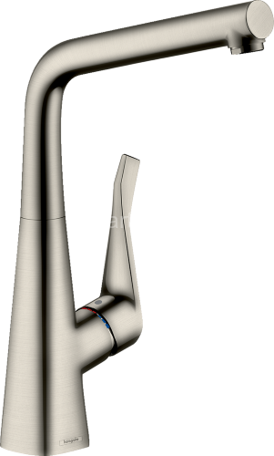 14822800 Metris Кухонный смеситель 320, однорычажный, под сталь