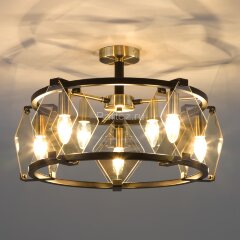 Потолочная люстра Eurosvet 60116/5 черный