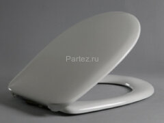 Крышка-сиденье для унитаза Haro Дельтано стальное двухпозиционное крепление, белое (518785/530748/50