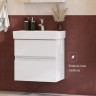 Тумба под раковину Roca Oleta 60 подвесная, 2 ящика, белый матовый (A857638501)