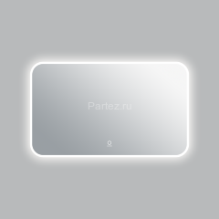 Зеркало AZARIO Glory 1000х600 с подсветкой, сенсорный выключатель с функцией диммера (AZ-Z-018CS)