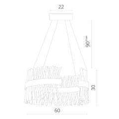 Подвесная люстра Divinare 1685/01 SP-1