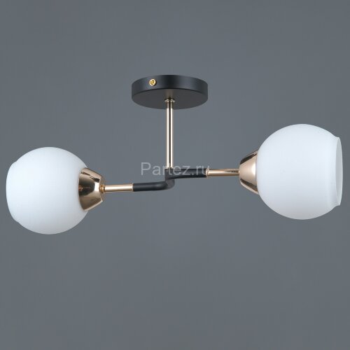 Потолочная люстра ILLUMICO IL0689-2CSQ-24 BK FGD LIBRA