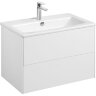 Тумба под раковину Aquaton Сохо 75 подвесная, цвет белый глянцевый (1A258101AJ010)