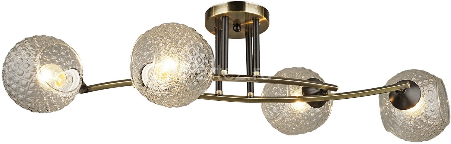 Потолочная люстра Reluce 03501-0.3-04 AB+BK