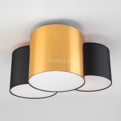 Потолочная люстра TK Lighting 3445 Mona Black / Gold
