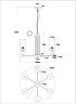Подвесная люстра Arte Lamp A4027LM-6PB