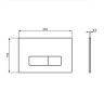 Кнопка смыва Ideal Standard OLEAS™ M2, матовый хром (R0121JG)
