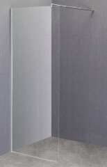 Душевая перегородка LORANTO Walk-in 120х200 регулируемый кронштейн 80-100, прозрачное стекло 8 мм, профиль хром (CS-L1020 120)