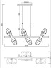 Потолочная люстра Maytoni MOD325PL-06G