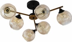 Потолочная люстра Reluce 11341-0.3-06 GOLD BRONZE+BK