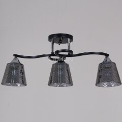 Потолочная люстра Reluce 06089-0.3-03 BK+CR
