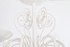 Подвесная люстра Eurosvet 60018/6 белый с золотом