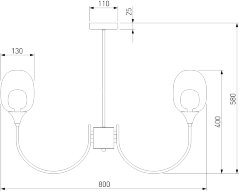 Потолочная люстра Eurosvet 70217/8 латунь