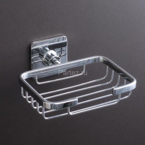 Мыльница Fixsen Square, Хром (FX-93109)