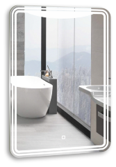 Зеркало AZARIO Мали 550х800 c подсветкой и диммером, сенсорный выключатель (LED-00002534)