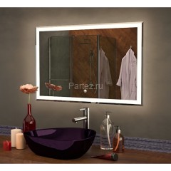 Зеркало AZARIO Minio 1000х800 влагостойкое c подсветкой и диммером (CS00071910)