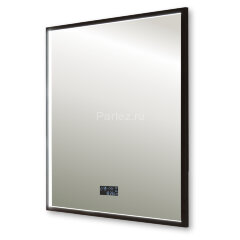 Зеркало AZARIO Эдисон - МЕТЕО 600х800 бесконтактный сенсор, погодный модуль (LED-00002807)