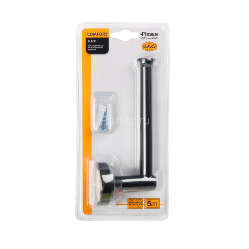 Держатель запасного рулона Fixsen Comfort Black черный матовый (FX-86010A)