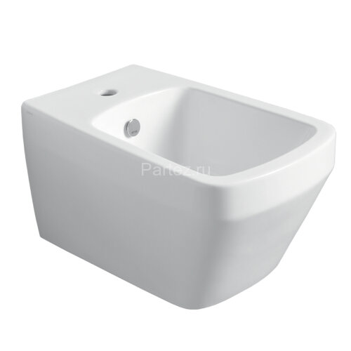 Биде подвесное Simas Baden Baden 360х560х310 с 1 отв под смеситель, с креплением F85, цвет белый (BB