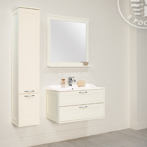 Зеркало AQUATON Леон 80 Дуб белый (1A186402LBPS0)