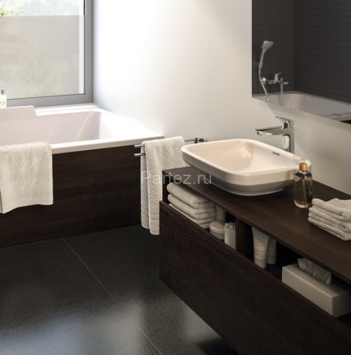 71100000 Logis Смеситель для раковины 100, однорычажный, с донным клапаном