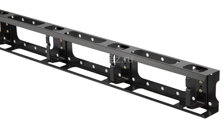 Организатор CMV-42U-ML каб. верт. металл с крышкой 42U для шкафов TTC/TSC шир. 800мм черн. Hyperline