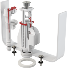 Сливной клапан Alca Plast, с двойной кнопкой, хром (SA08AS 1/2" CHROM)