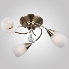 Потолочная люстра Eurosvet 30100/3 античная бронза