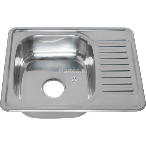 Мойка 5848 U MELANA 0,6/160 врезная прямоугольная с сифоном (133 t *15)