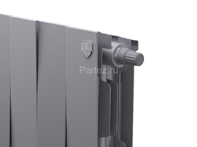 Радиатор Royal Thermo PianoForte 200 /Silver Satin - 18 секц. VDR