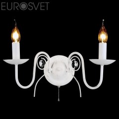 Бра Eurosvet 60018/2 белый с золотом