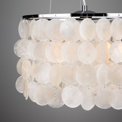 Подвесная люстра Eurosvet 60005/3 хром / перламутр