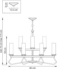 Подвесная люстра Lightstar 723125