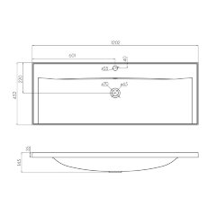Раковина AQUATON Айрис 120, белая (1A729631AG010)