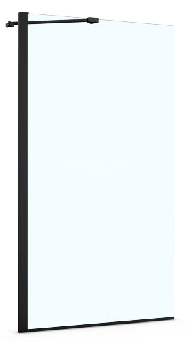 Шторка для ванны Azario Merrit 80х140 цвет профиля черный (AZ-NF6310-1 800 BLACK)