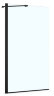 Шторка для ванны Azario Merrit 80х140 цвет профиля черный (AZ-NF6310-1 800 BLACK)