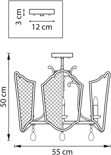 Потолочная люстра Lightstar 744057