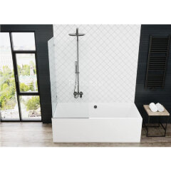 Ванна акриловая VAGNERPLAST CAVALLO прямоугольная 180х80 см, белая (VPBA180CAV2X-04)