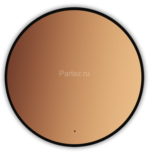 Зеркало AZARIO Monaco-BLACK d1000 бесконтактный сенсор, черная рамка (LED-00002769)